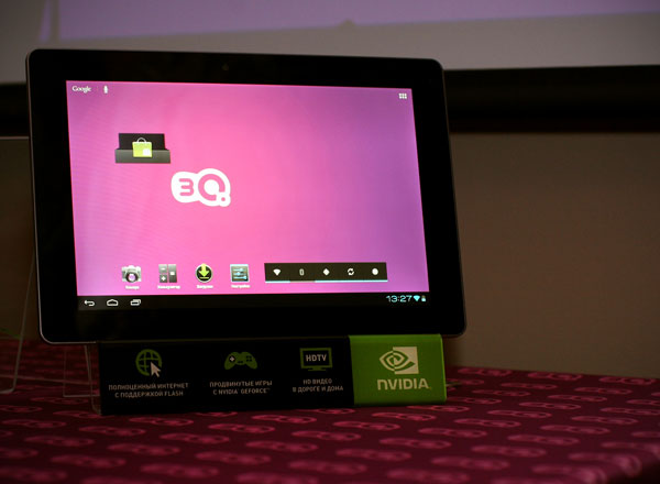 Планшет 3Q TS1010C на базе NVIDIA Tegra 3 и с Android Ice Cream Sandwich