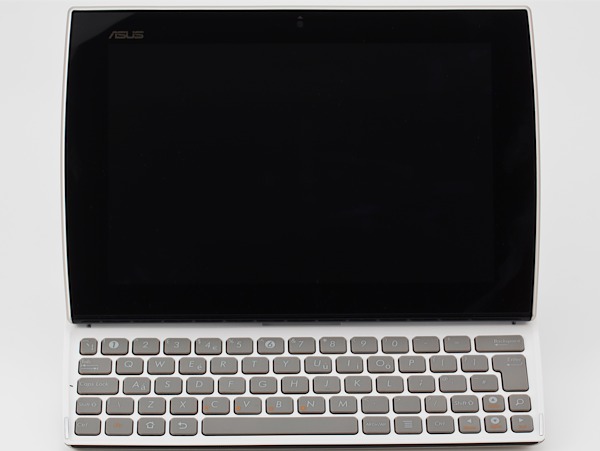 Вид спереди планшета ASUS Eee Pad Slider