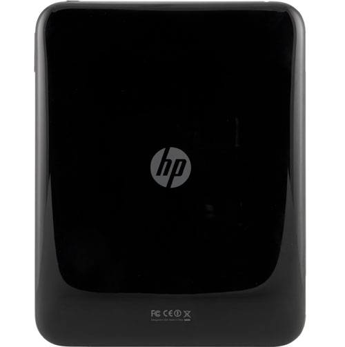 Задняя сторона планшета HP TouchPad